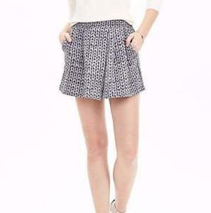Banana Republi Graphic culotte Skort Shorts